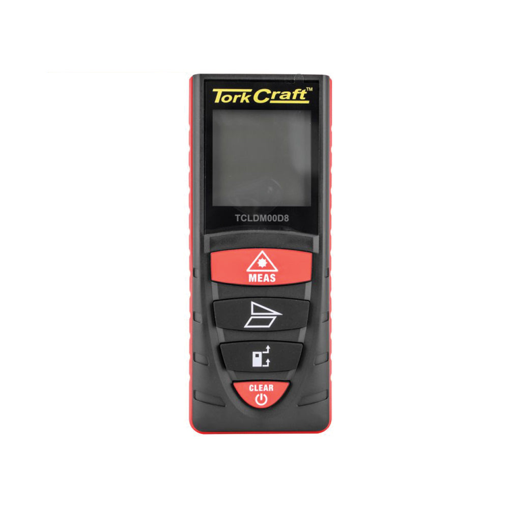 TORK CRAFT LASER DISTANCE METER 0.2 - 40M MIN/MAX INCL. AAA BATTERIES CONTR