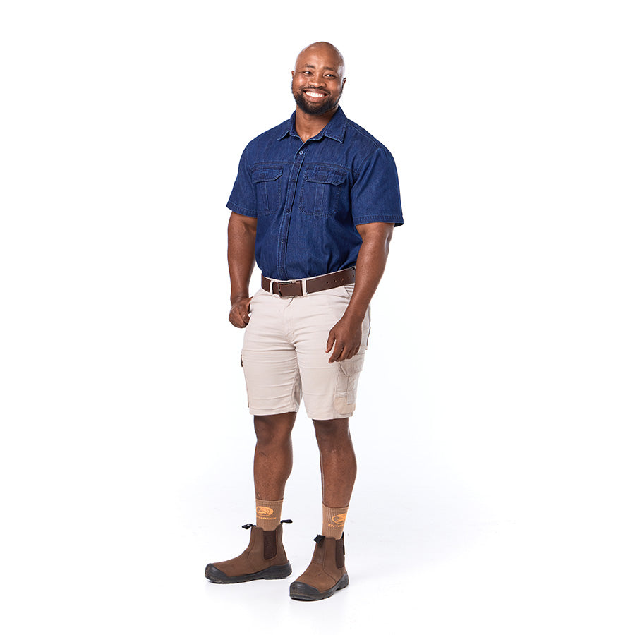 DROMEX HORIZON DENIM SHORT SLEEVE SHIRT
