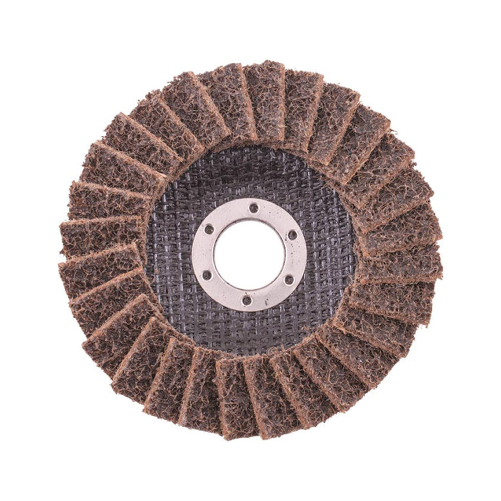 TORK CRAFT FLAP DISC NON WOVEN 115X22 COARSE YELLOW TCFD
