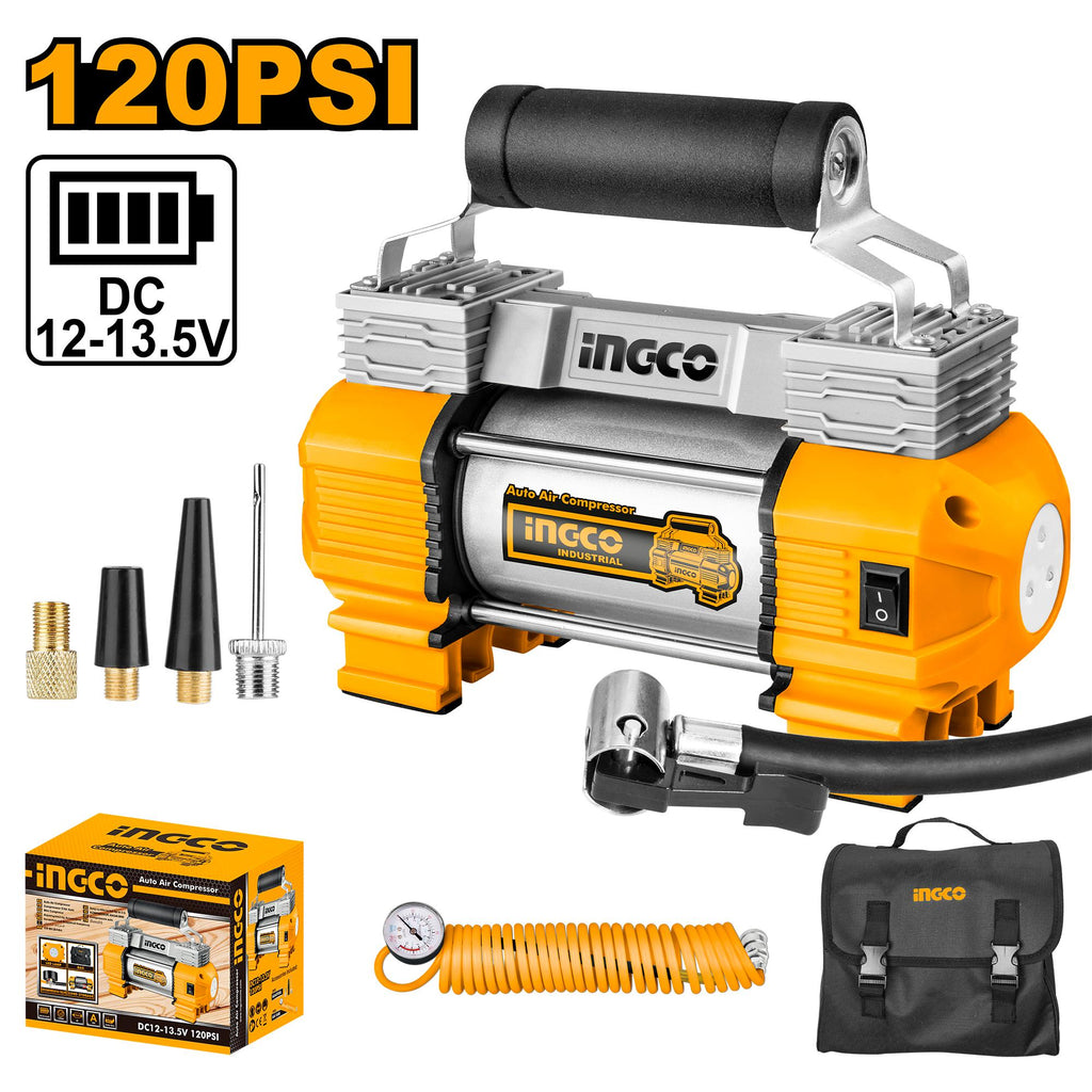 INGCO AUTO AIR COMP 12V 120PSI