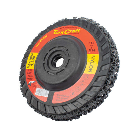 TORK CRAFT FACE OFF CUP DISC 115MM X M14 FOR A/GRINDER