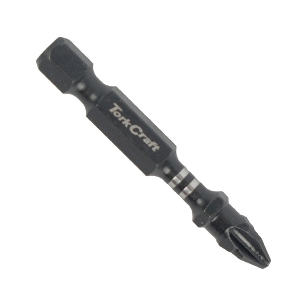 TORK CRAFT IMPACT PHIL.2 X 50MM POWER BIT 15PC TIC TAC CASE PH2
