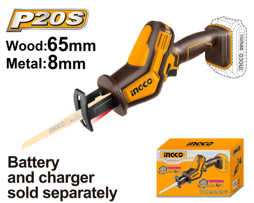 INGCO 20V PS+ C/L RECIP SAW