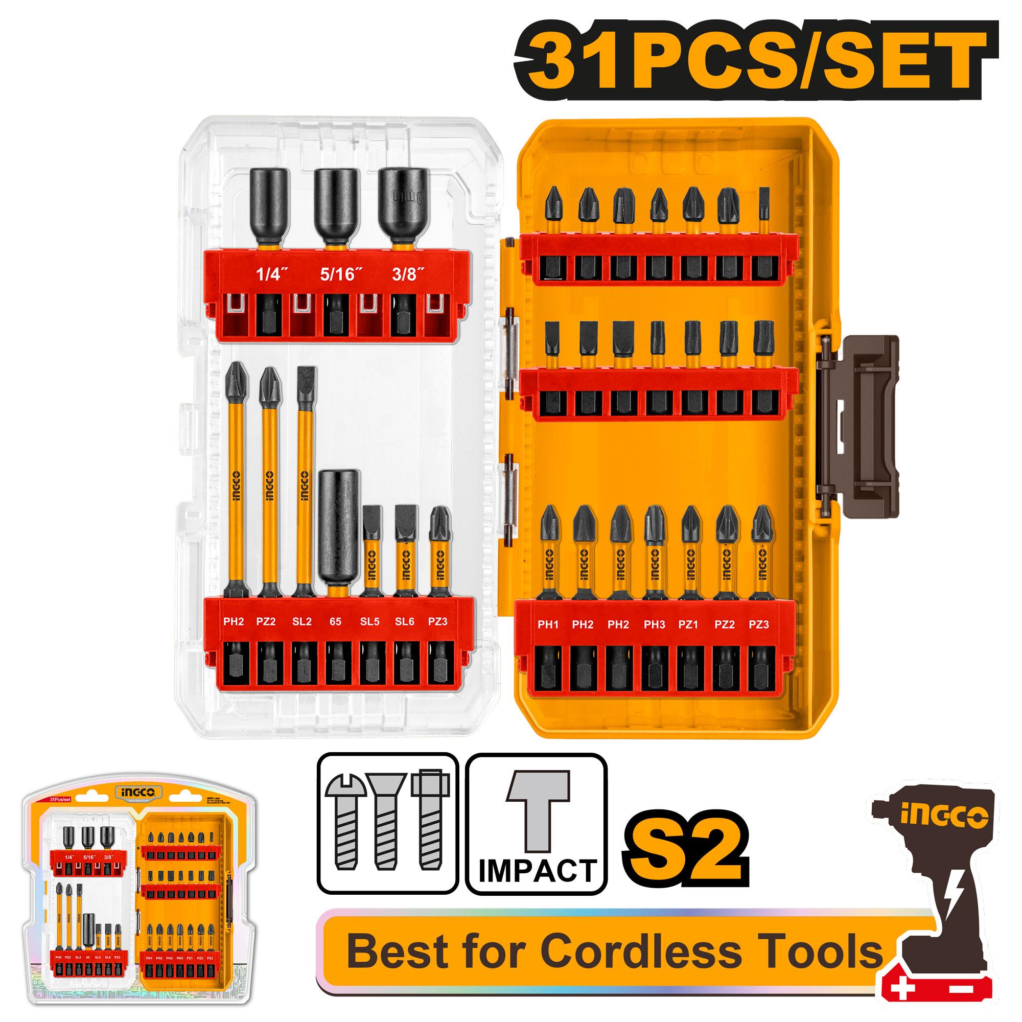 INGCO DRILL BIT SET 31PCS PLST CASING - Cosmo Group