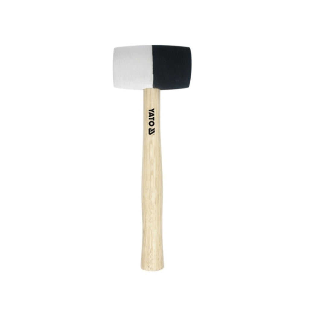 YATO MALLET RUBBER BLK/WHT W/H 780G