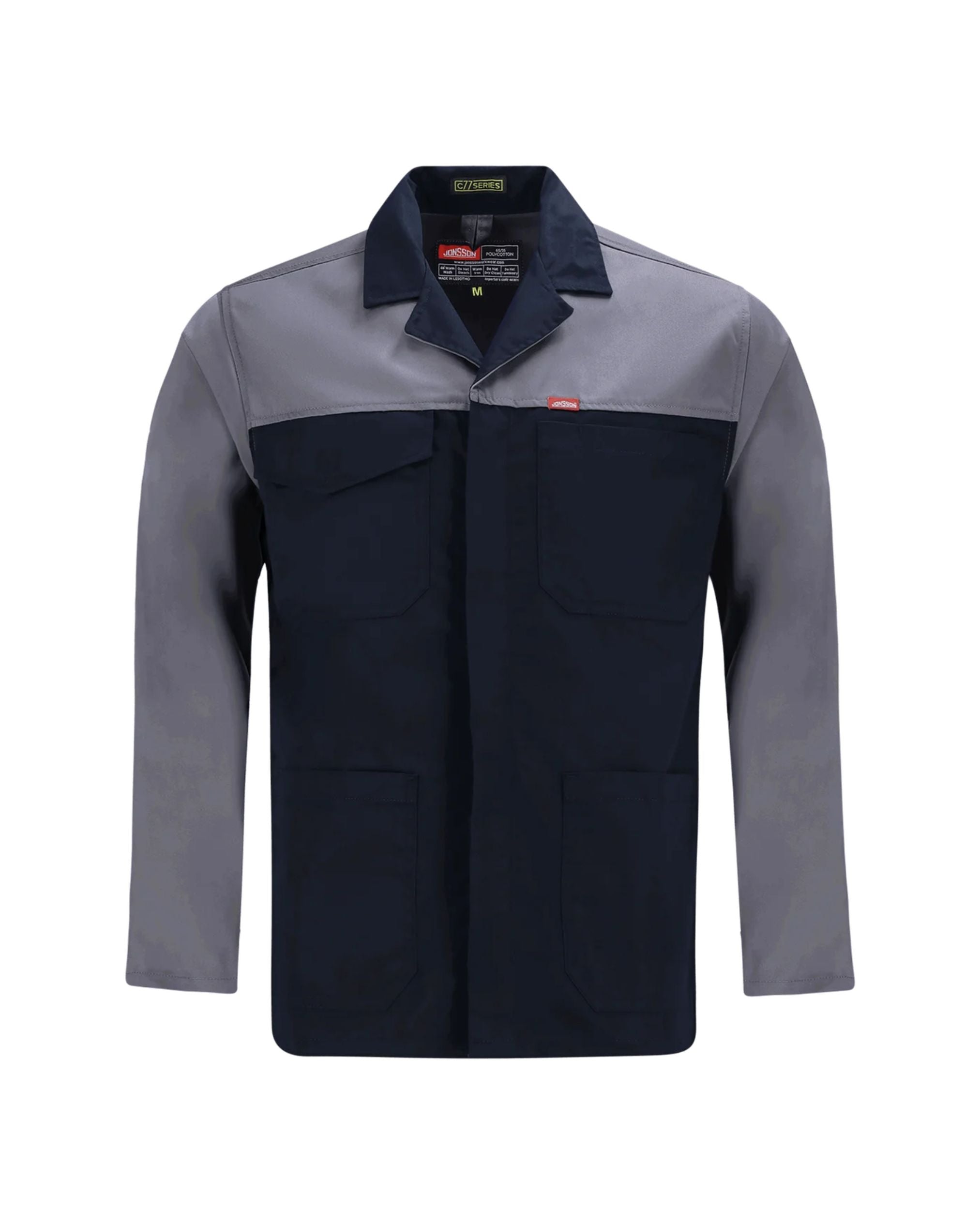 JONSSON TWO TONE WORK JACKET COLOUR-OLIVE/KHAKI SIZE-XL - Cosmo Group