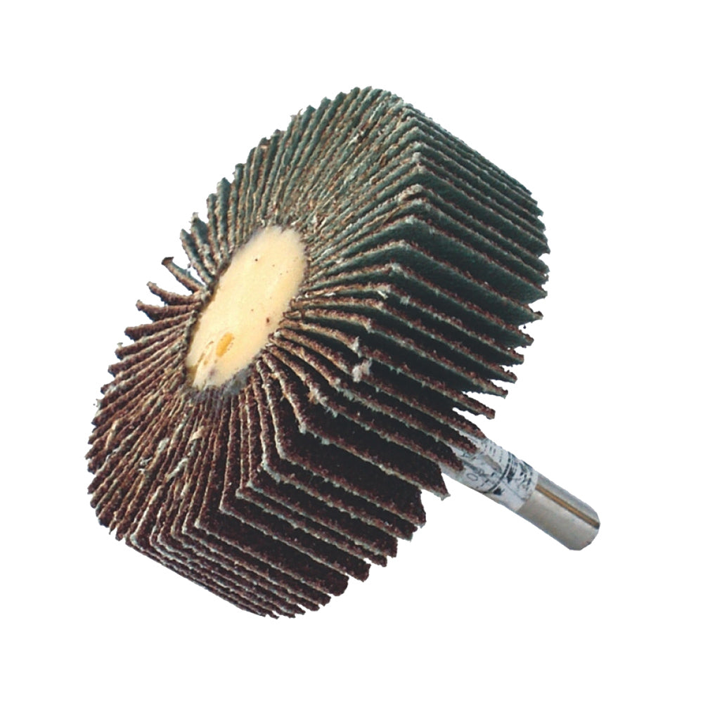 TORK CRAFT FLAP WHEEL 30X10X6MM SHAFT 60 GRIT PER EACH (100 PER BOX)