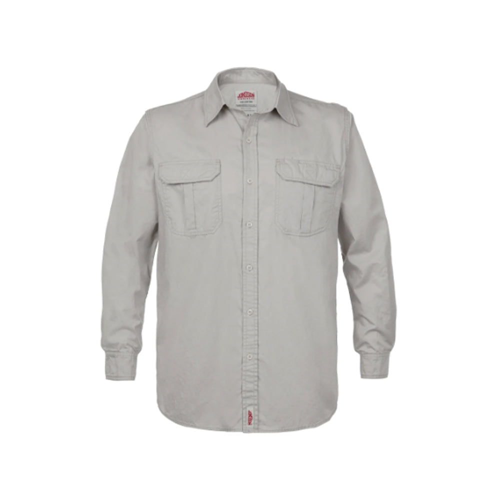 JONSSON LEGENDARY LONG SLEEVE SHIRT COLOUR-STONE SIZE-XL