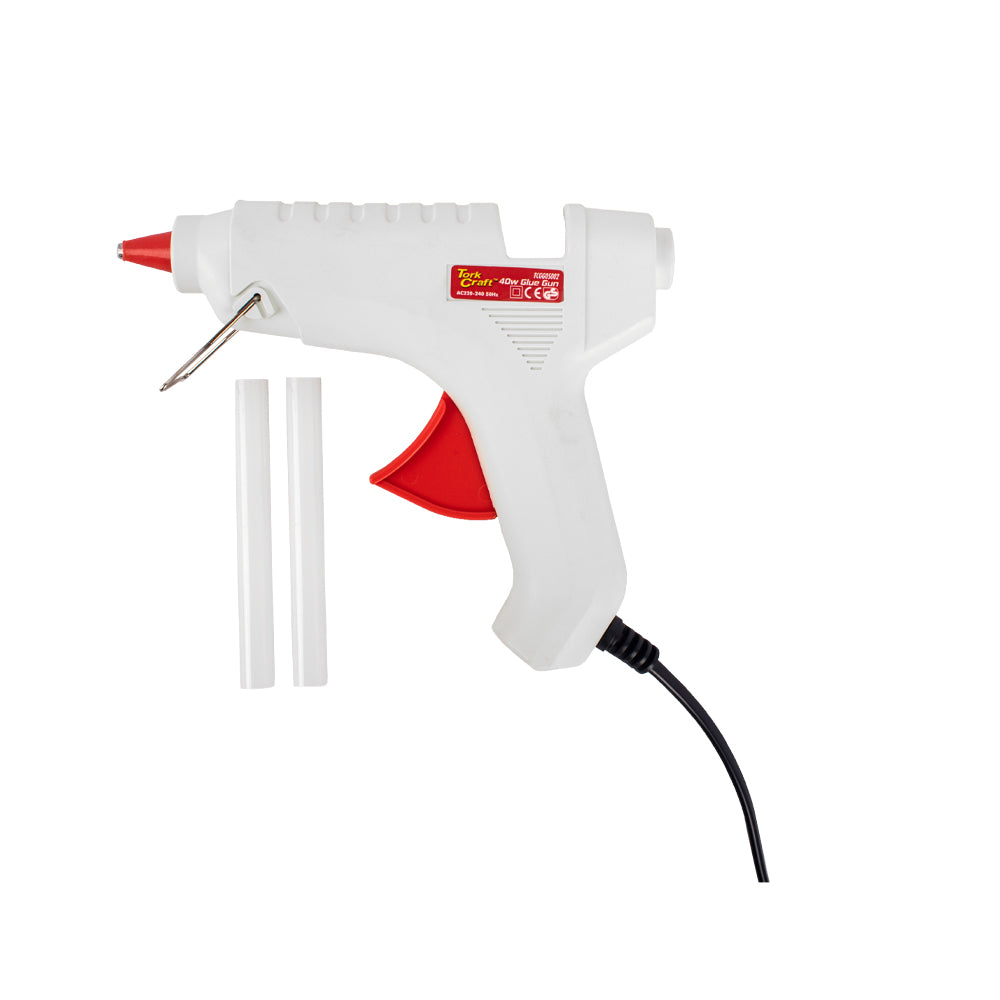 TORK CRAFT GLUE GUN 80W 220V 11MM 14-16G F/RATE 5 MIN. PRE-HEAT