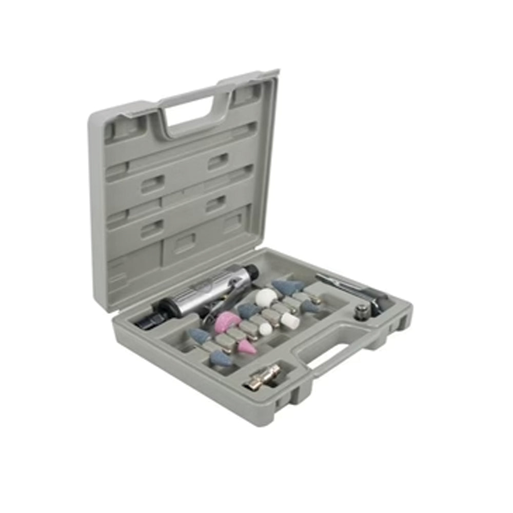 AIR DIE GRINDER 1|4```` 14 PIECE KIT IN BLOW MOULD CASE