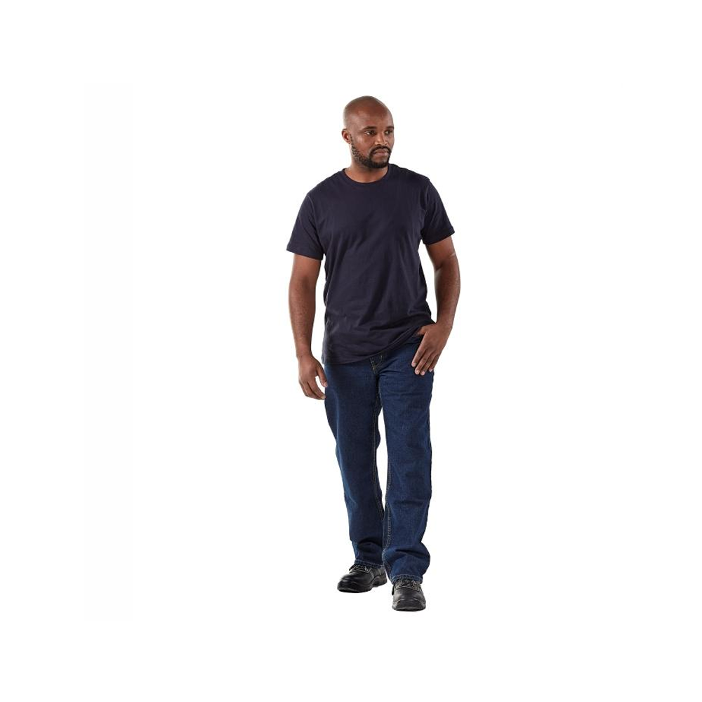 DROMEX COTTON CREW NECK T-SHIRT COLOUR-NAVY BLUE SIZE S