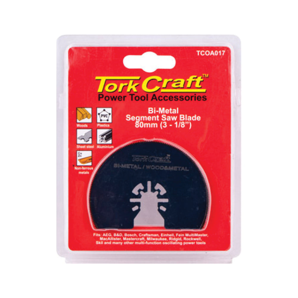 TORK CRAFT QUICK CHANGE SEGMENT SAW BLADE 80MM(3-1/8````)
