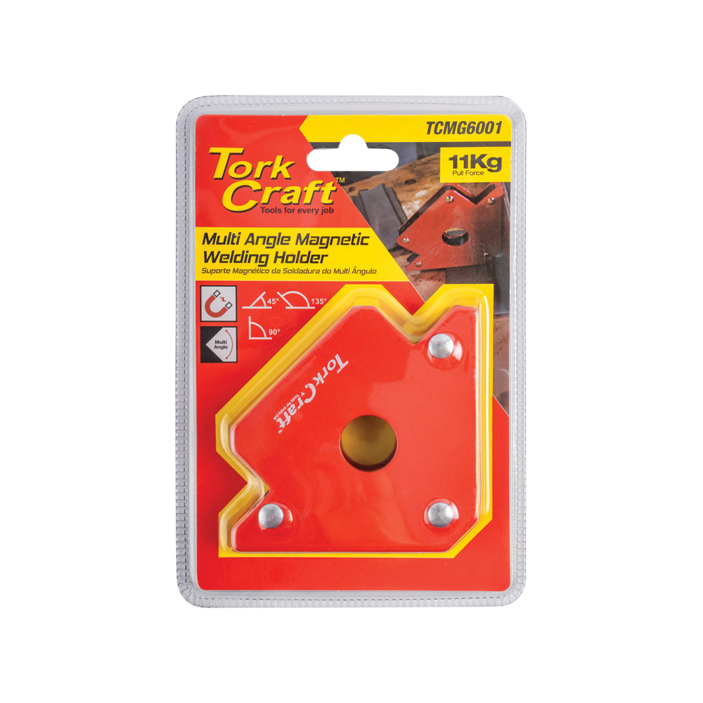 MAGNETIC WELDING HOLDER 11.4KG P/FORCE 45-90-135 DEG MULTI ANGLE