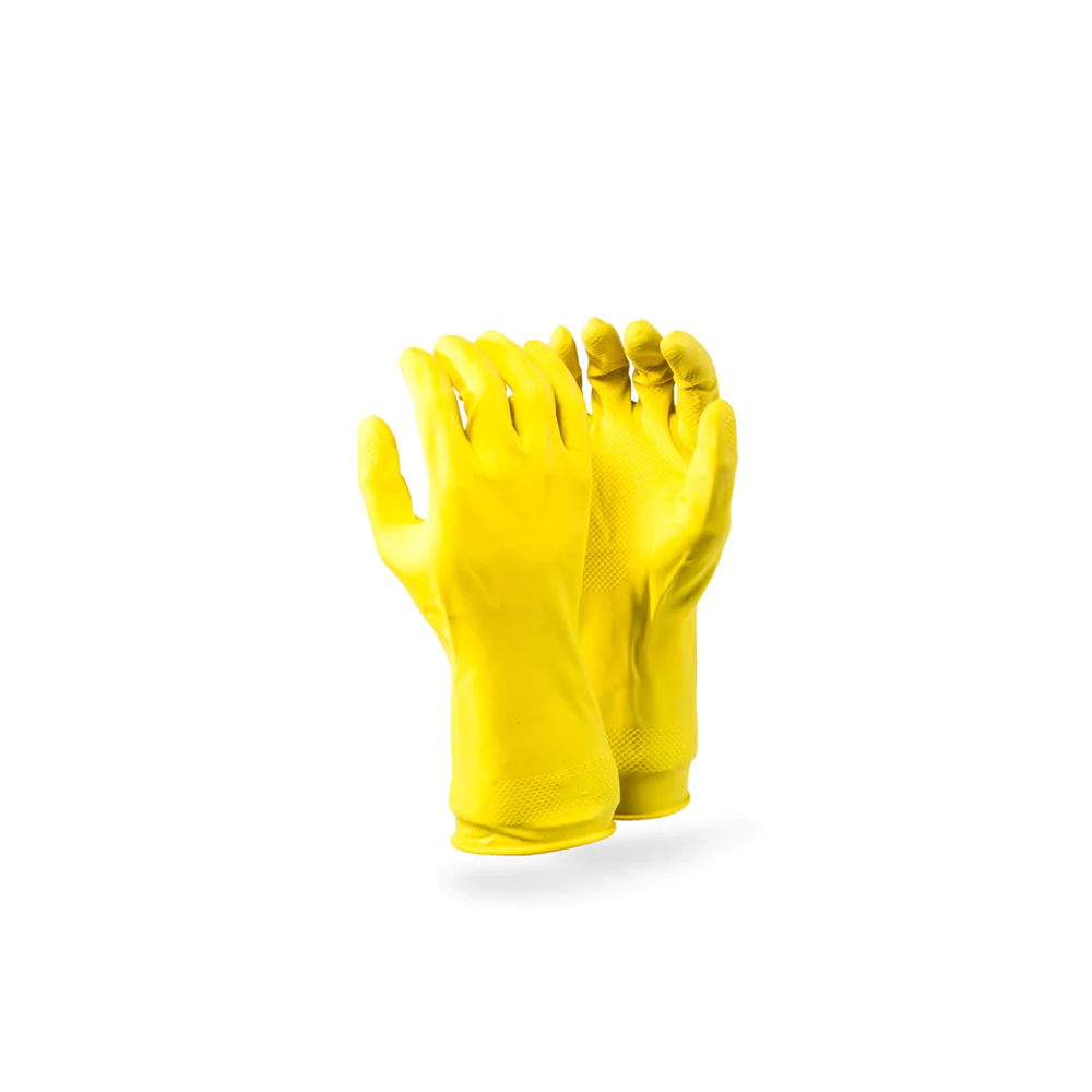 DROMEX HOUSEHOLD GLOVES COLOUR-YELLOW SIZE M(120)