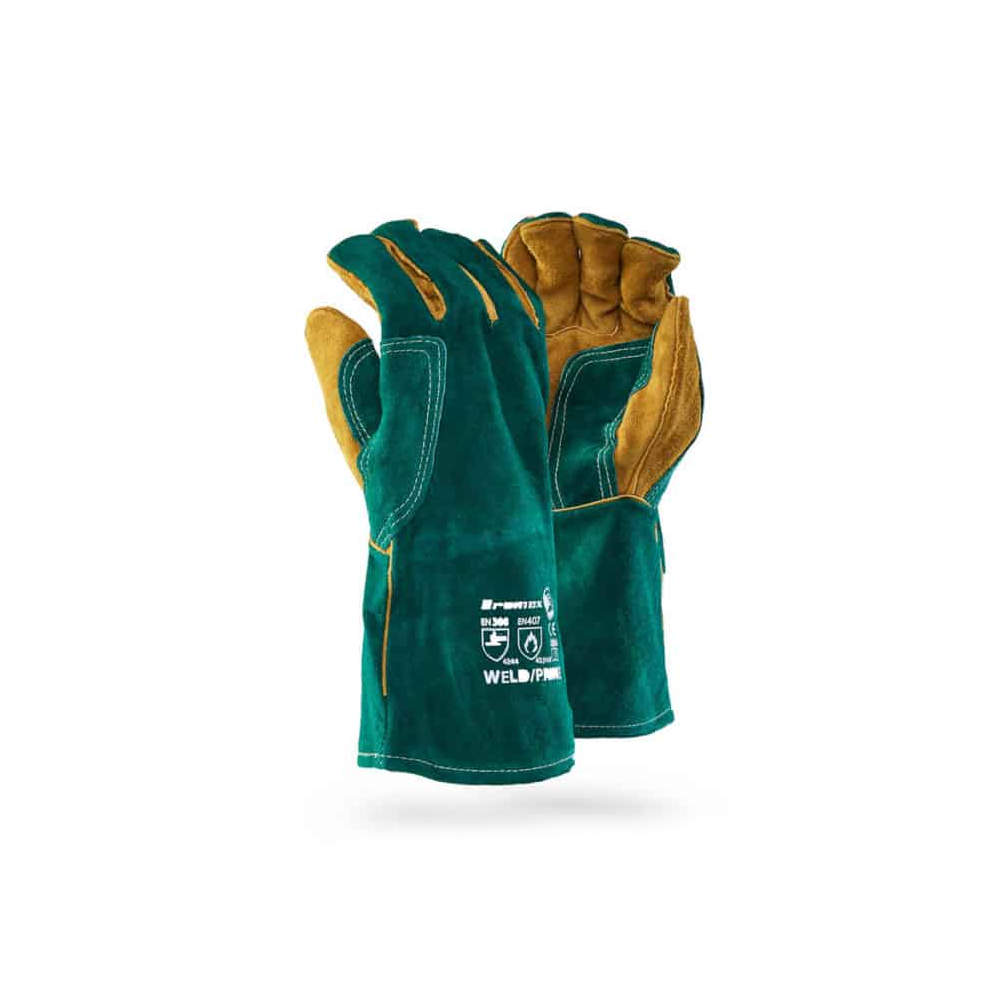 DROMEX GREEN WELDERS GLOVES (60)