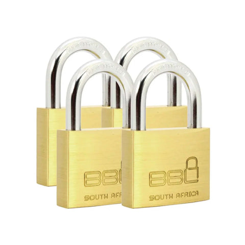 BBL PADLOCK 40MM BRASS STD BLISTER PACK