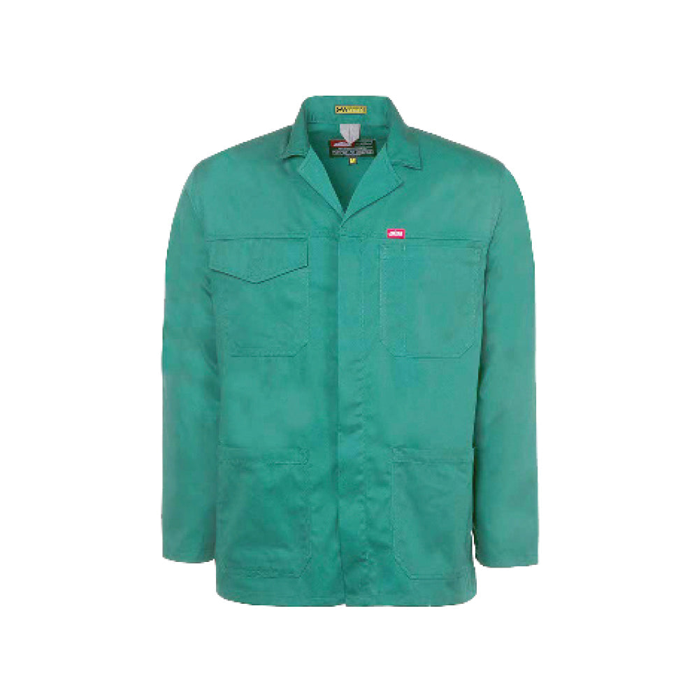 JONSSON POLYCOTTON WORK JACKET COLOUR-EMERALD SIZE-L