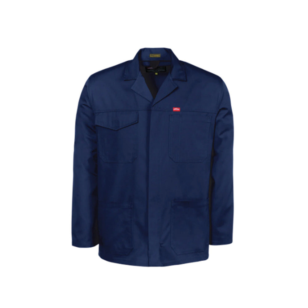 JONSSON POLYCOTTON WORK JACKET COLOUR-NAVY SIZE-XS