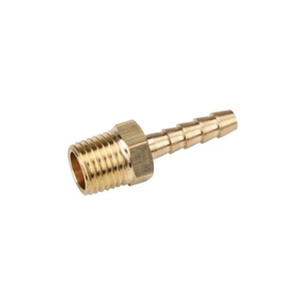 HOSE TAIL CONNECTOR BRASS 1/4M X 6MM
