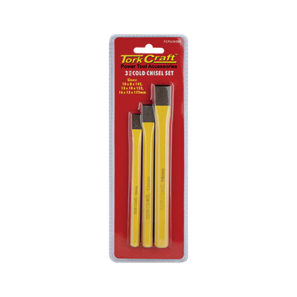 TORK CRAFT COLD CHISEL SET 3PC
