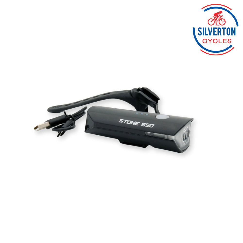 APEX BICYCLE RECHARGEABLE FRONT LE LIGHT 550 LUMEN