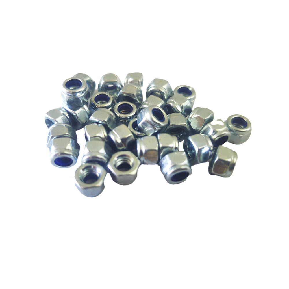 M4 Hexagon Nylock Nut DIN985 Z/P