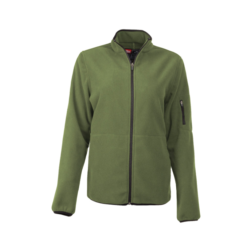 JONSSON WOMEN'S FIVE POCKET FLEECE JACKET COLOUR-FERN GREEN SIZE-3XL