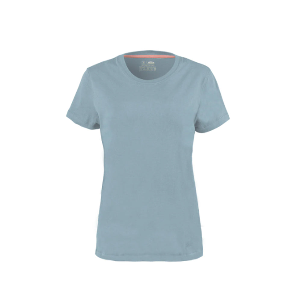 JONSSON WOMENS 160g COMBED COTTON COLOUR-BLUE  SIZE-S