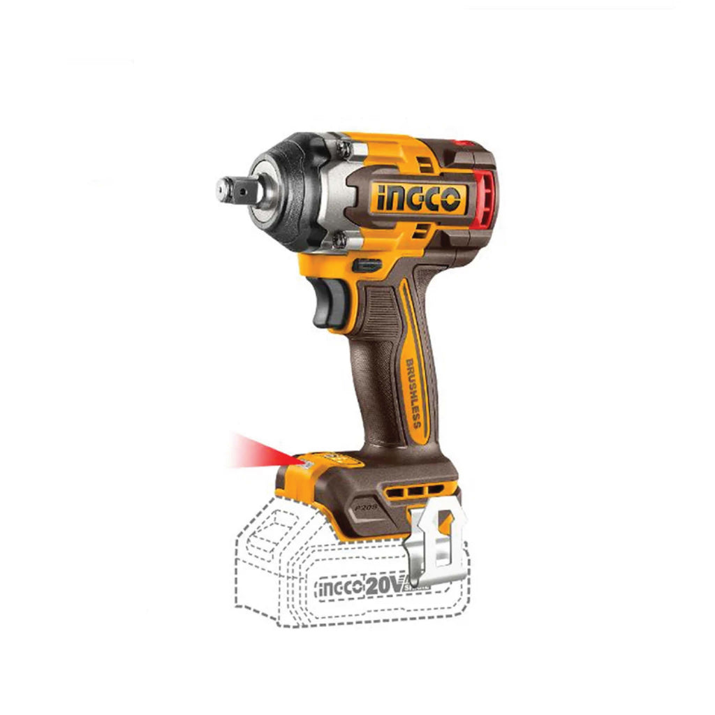 INGCO 20V CORDLESS 500NM IMPACT WRENCH