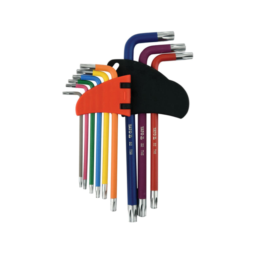 YATO TORX KEY SET LONG 9 PCE T10-T50
