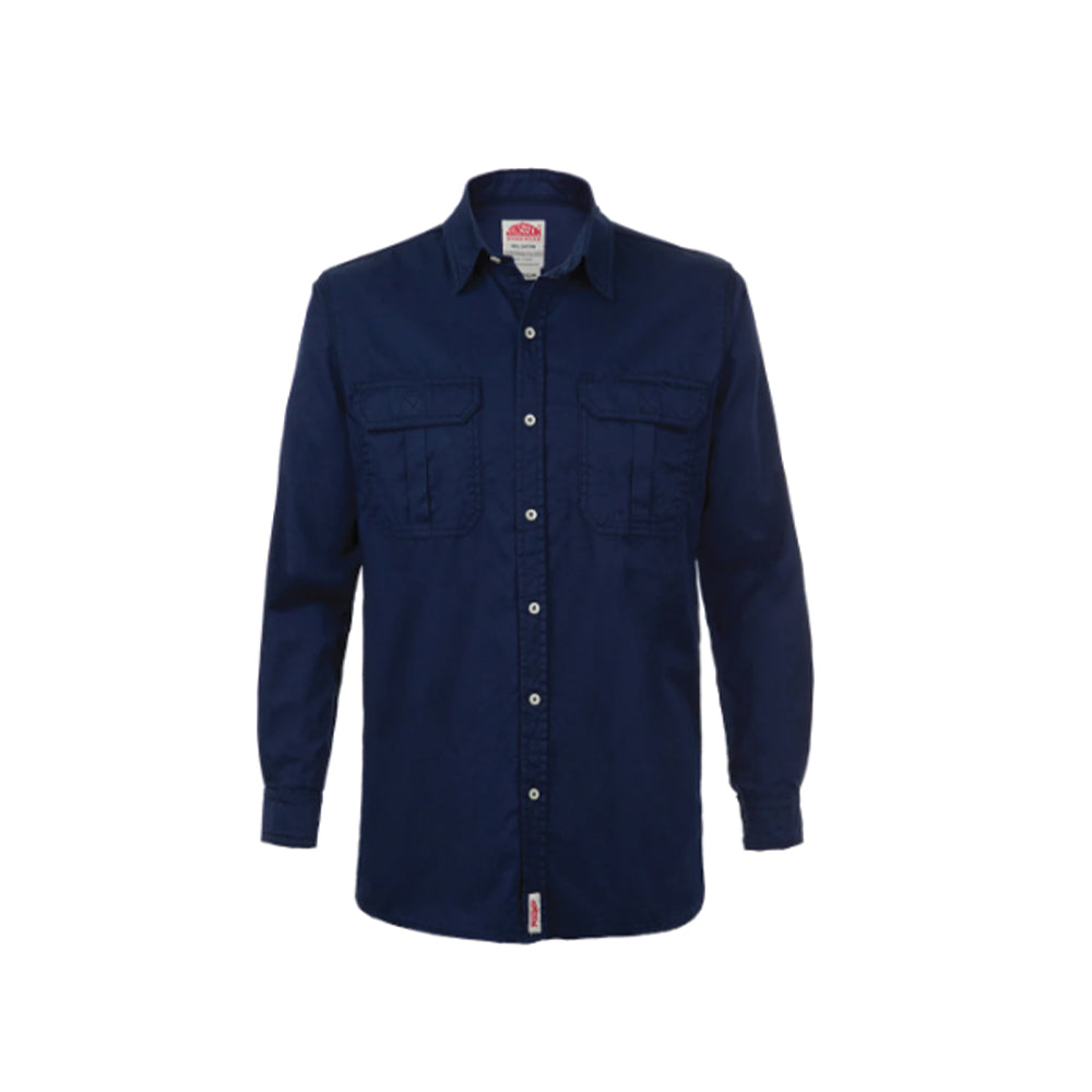 JONSSON LEGENDARY LONG SLEEVE SHIRT COLOUR-NAVY SIZE-2XL