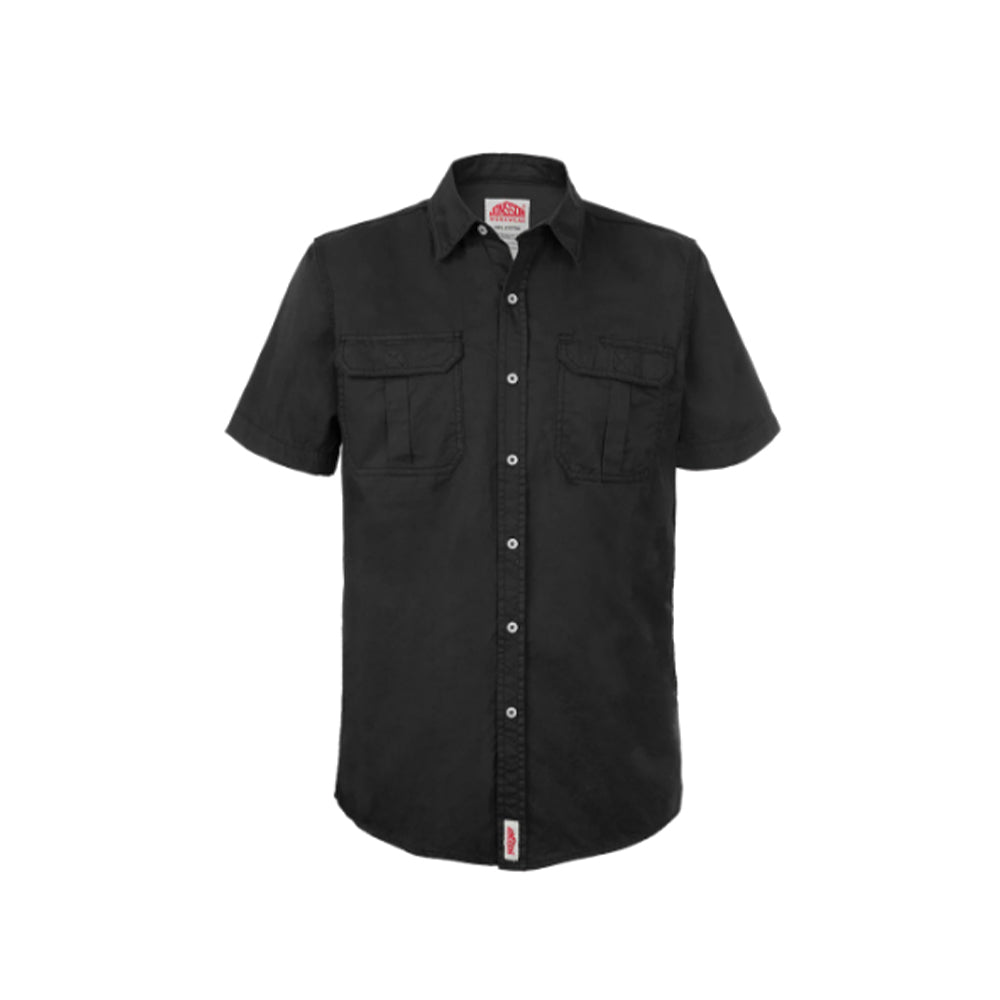 JONSSON LEGENDARY SHORT SLEEVE SHIRT COLOUR-BLACK SIZE-S