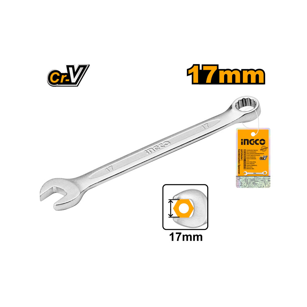 INGCO SPANNER COMBINATION 17MM