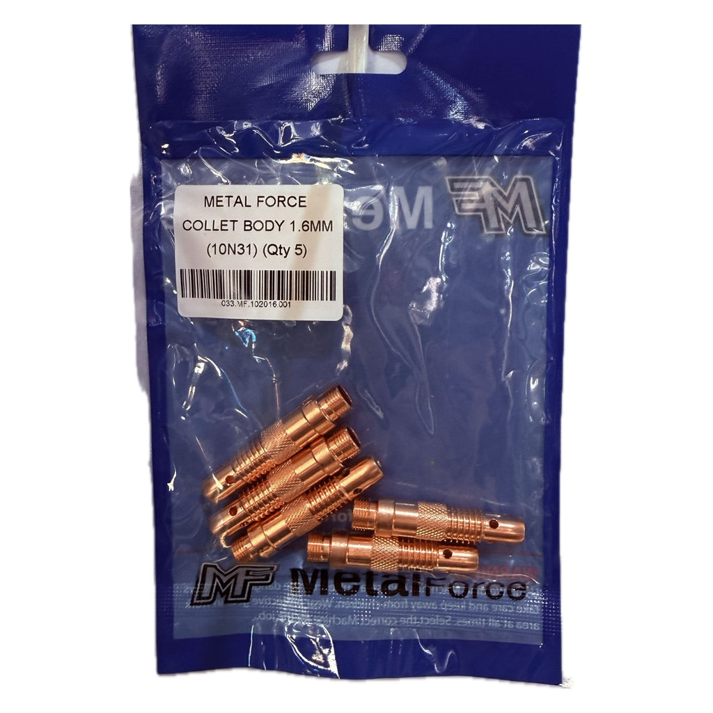 METAL FORCE COLLET BODY 1.6MM (10N31) (PACK OF 5)