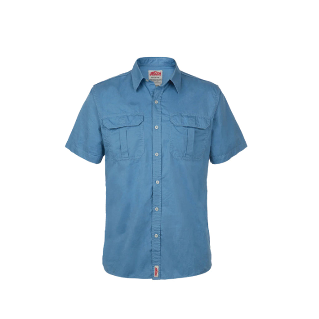 JONSSON LEGENDARY SHORT SLEEVE SHIRT COLOUR-FRENCH BLUE SIZE-2XL