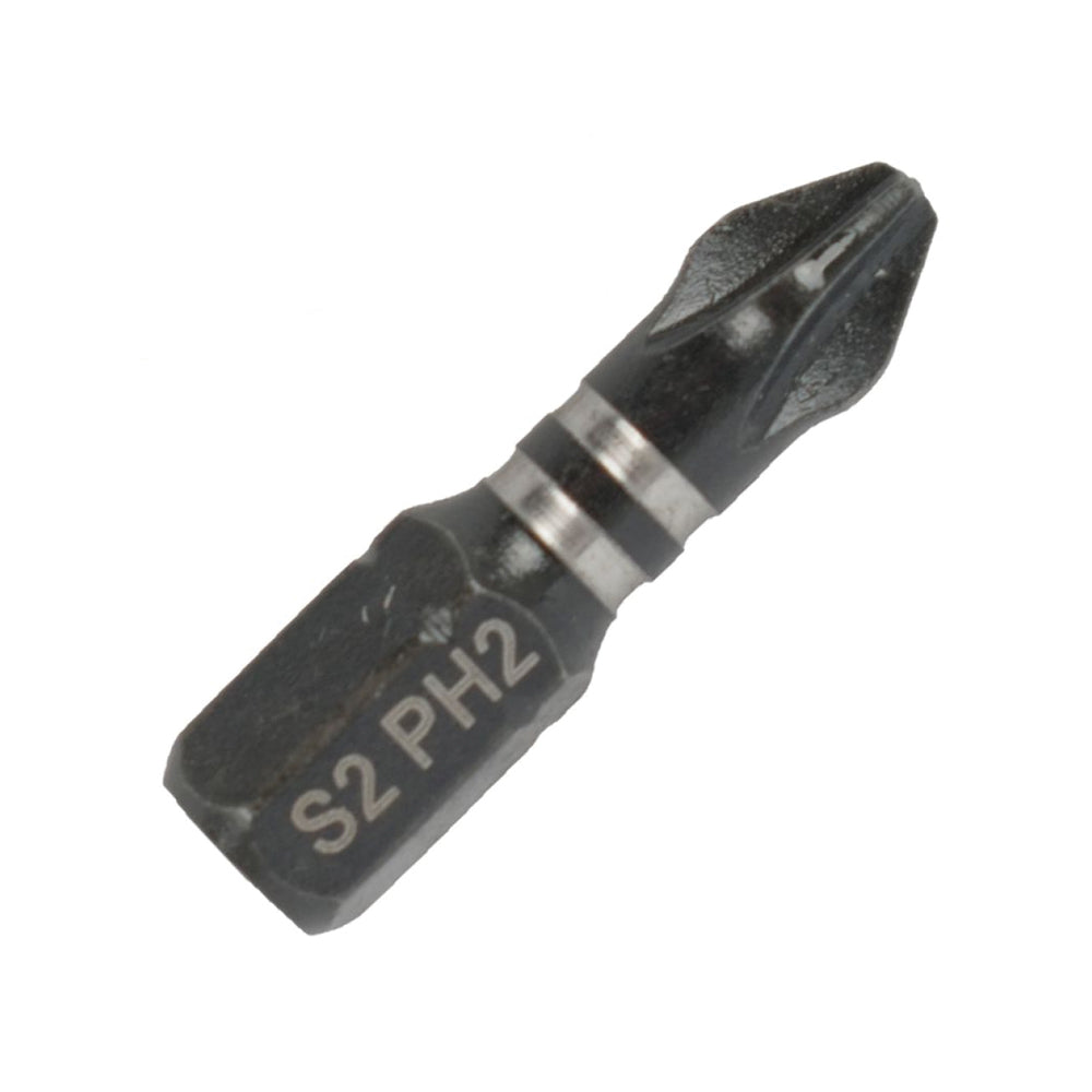 IMPACT PHIL.2 X 25MM INS.BIT 2/CARD PH2
