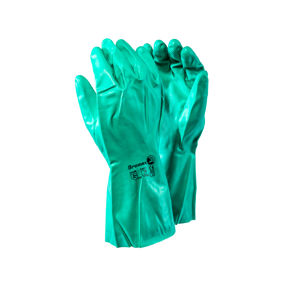 DROMEX GLOVES NITRILE GREEN SIZE 10(120)