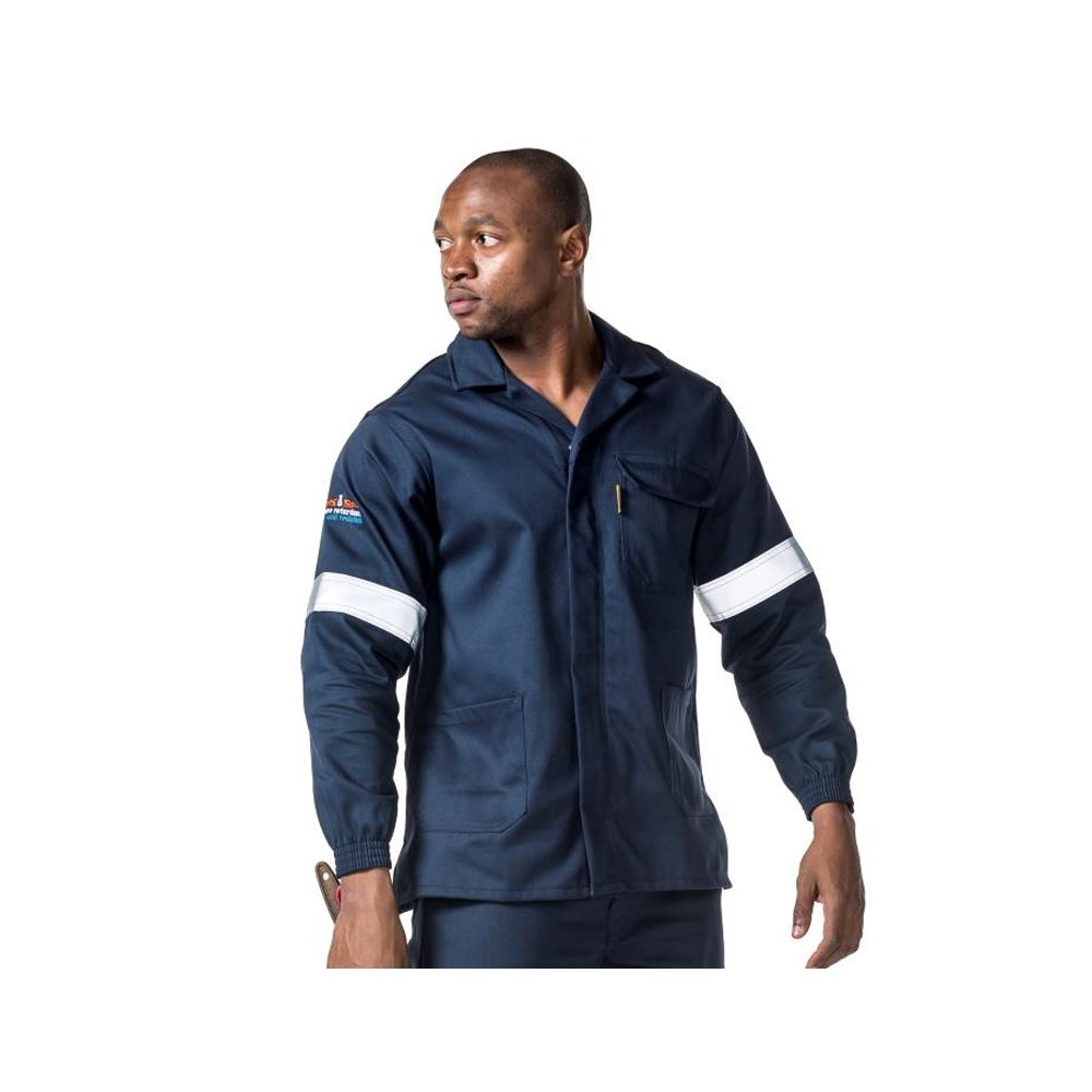 DROMEX CONTI JACKET NAVY FLAME & ACID WITH REFLECTIVE SIZE INCH-32