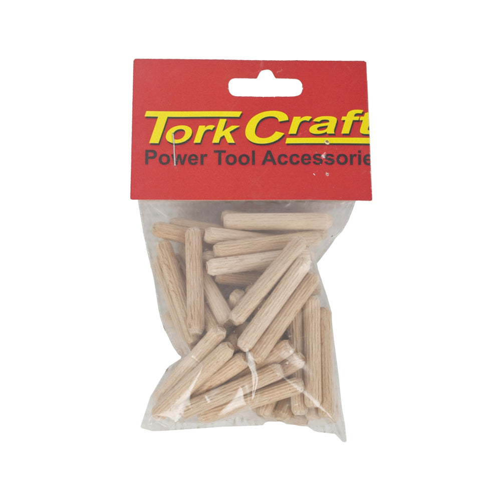 TORK CRAFT DOWELS 6 X 30MM 50 PER BAG (BIRCH WOOD)