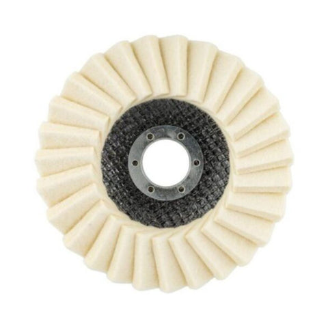 TORK CRAFT FLAP DISC WOOL FELT 115MM X 22.23MM TCFD POLISHING