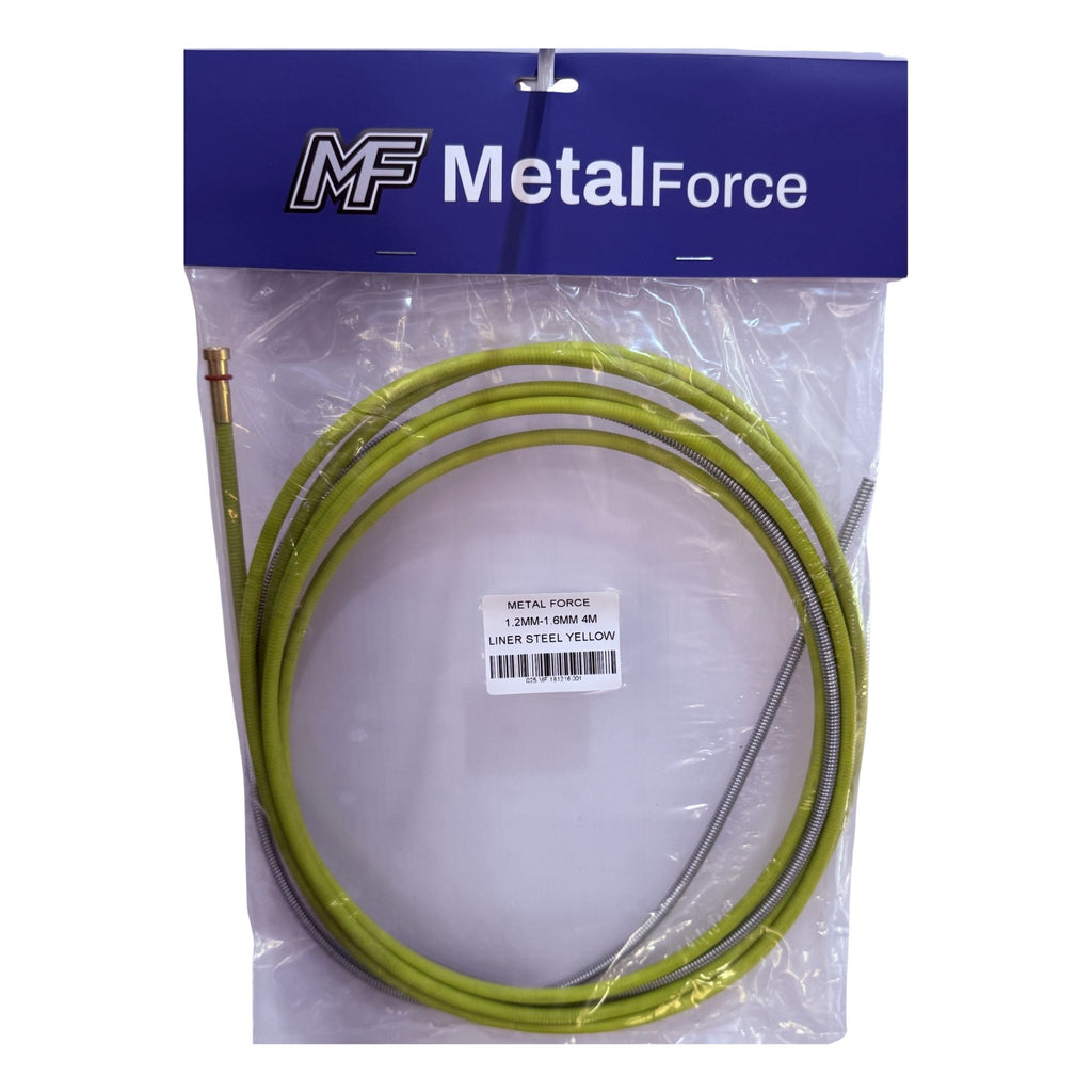 METAL FORCE 1.2MM - 1.6MM 4M LINER STEEL (YELLOW)