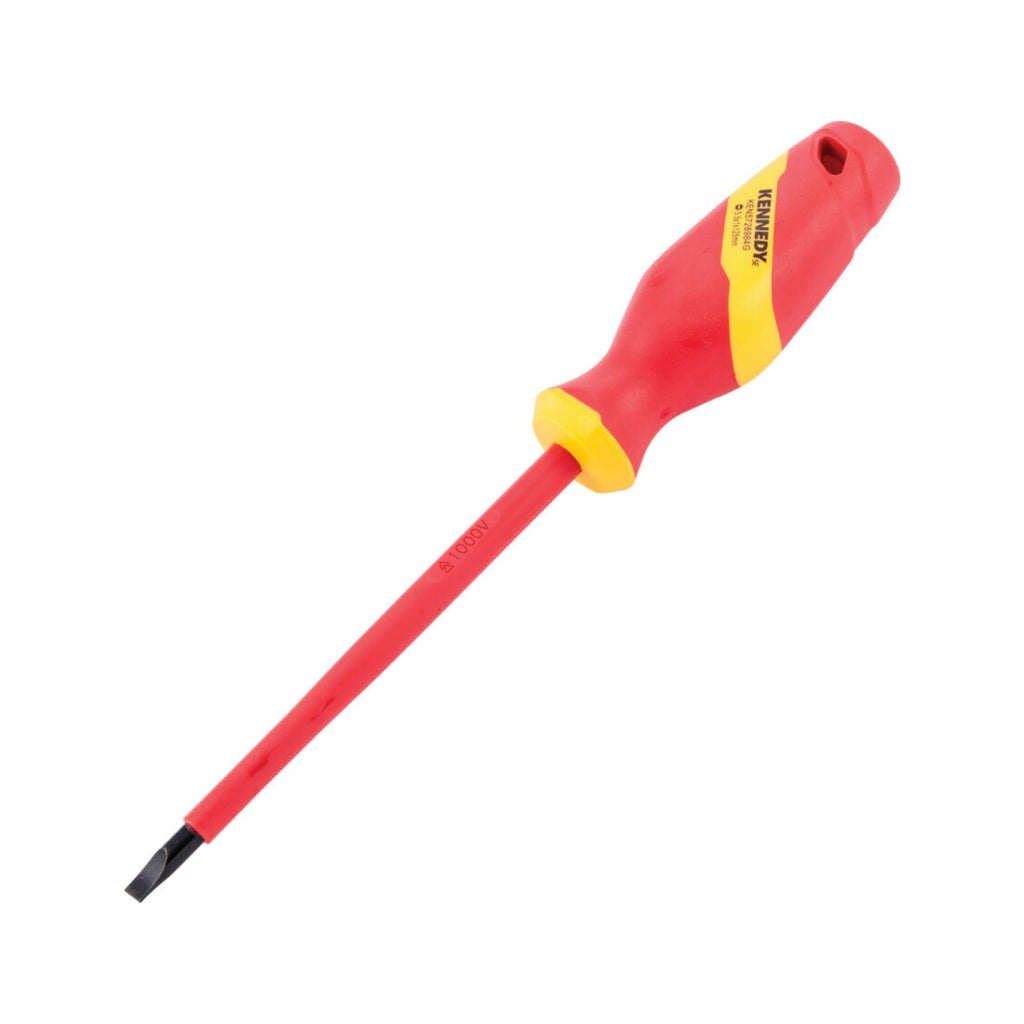 KENNEDY SE INSULATED SLOTTED SCREWDRIVERS-SL5.5X1X125MM