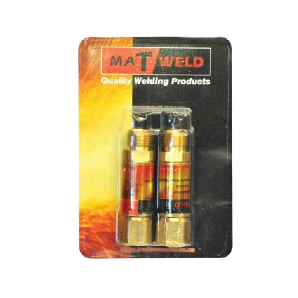 MATWELD PREPAC F/BACK ARRESTOR SET TORCH