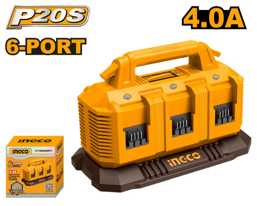 INGCO 20V 6 PORT CHARGER