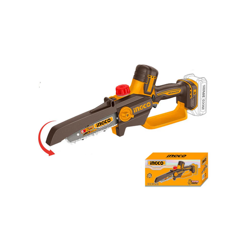 INGCO 20V PS+ C/L MINI CHAIN SAW 6INCH BAR NO B/C