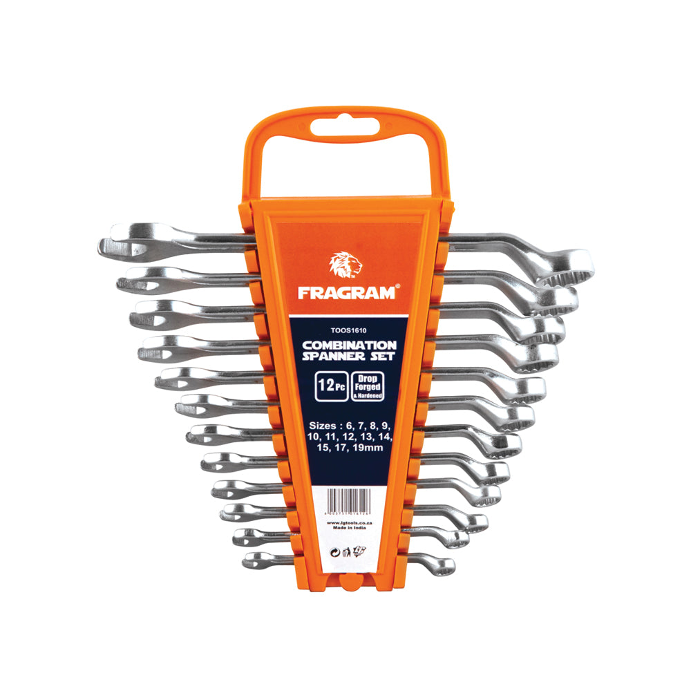 SPANNER SET COMB 12PC 6-19MM