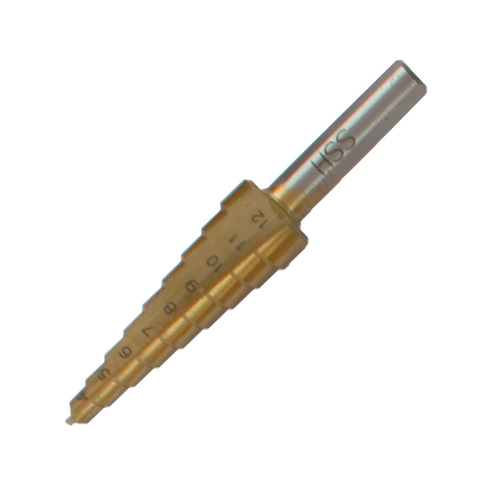 TORK CRAFT STEP DRILL HSS 4-12MMX1MM