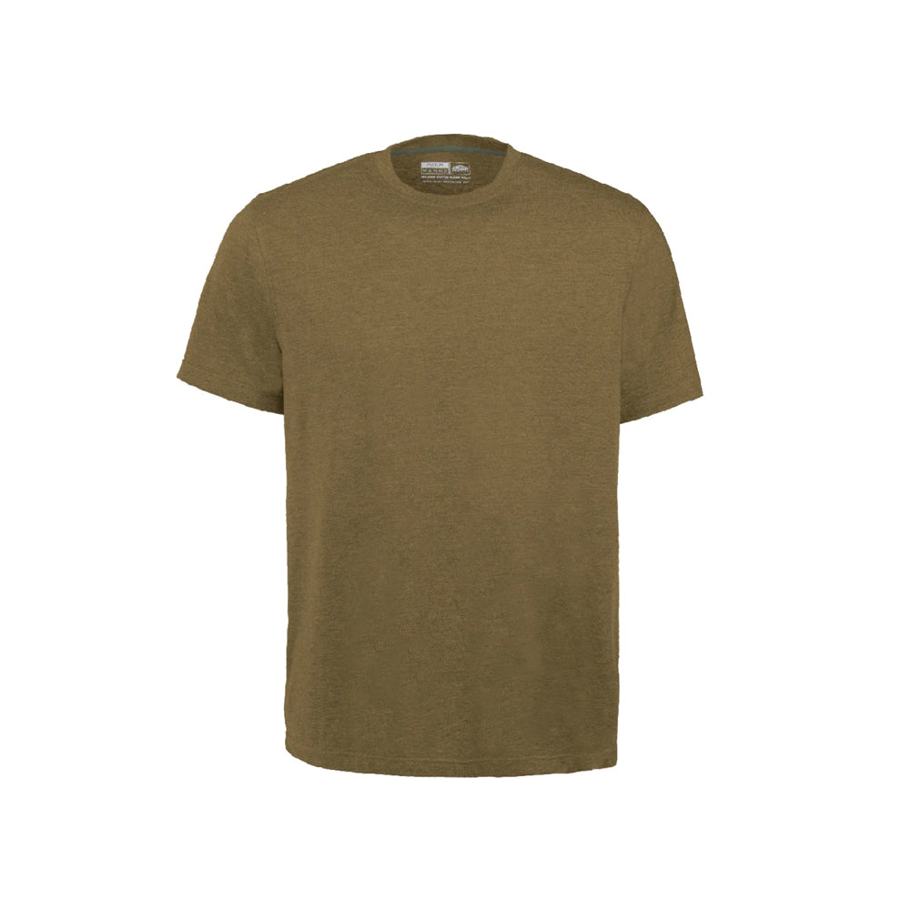 JONSSON MENS T-SHIRT 160g COMBED COTTON COLOUR-CAMEL MELANGE SIZE 3XL