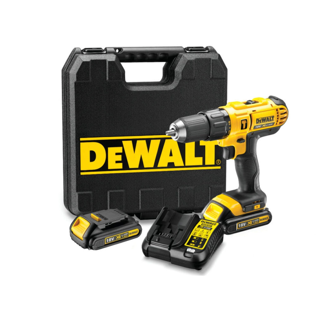 DEWALT 18V HAMMER DRILL 2A.H BATT CHARG AND ACC