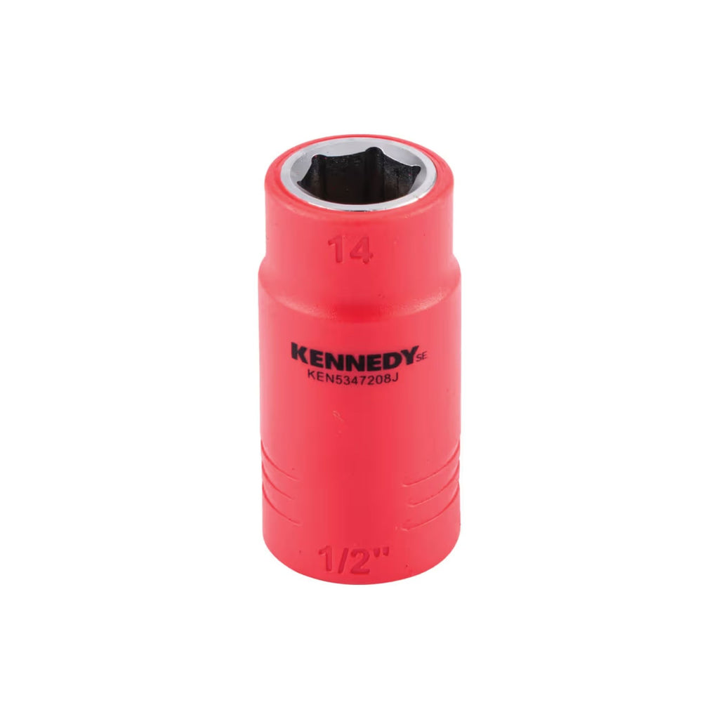 KENNEDY SE 1/2"" INSULATED HEXAGON SOCKETS-14MM
